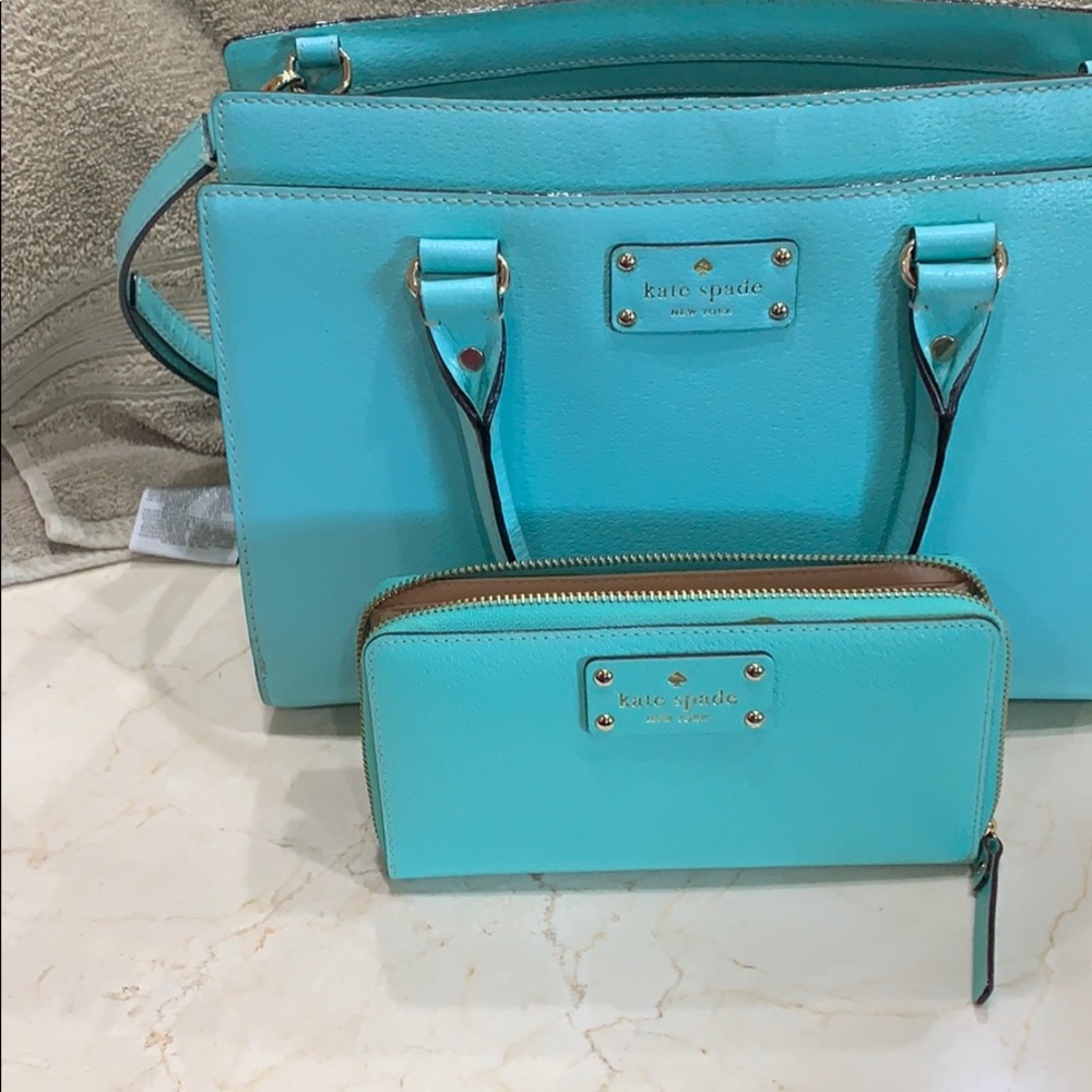 Kate Spade should we bag with matching wallet